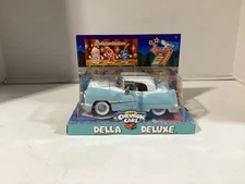 Chevron Cars Della Deluxe – Classic White & Blue Car – New in Box