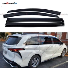 4PCS For Toyota Sienna 2021-2024 Window Visor Wind Deflector Sun Rain Guards