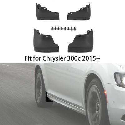 4Pcs Front + Rear Mud Flaps Guards Splash Fender Plate for Chrysler 300C 2014-23
