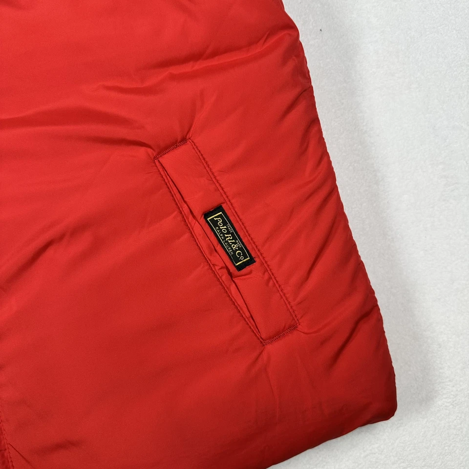 Двусторонний пуховик жилет Polo Ralph Lauren для мальчиков XL 18-20 молодежный на молнии - Изображение 3 из 4