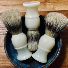 Ivory Boar Hair Shaving Brush