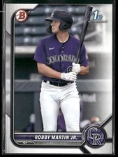 2022 Bowman #BP-43 Robby Martin Jr. Prospects