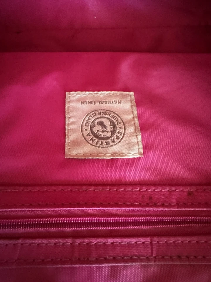 Spartina Blue 449 Nautical Maritime Sand Crab Linen Large Tote - Image 2 of 4