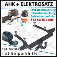 AHK ES13 FüR Honda Accord Viii CL CM 2002-2010 AnhäNgerkupplung Eph-Abschaltung