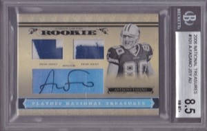 2006-Playoff-National-Treasures-101-Anthony-Fasano-Patch-Auto-RC-43-99-BGS-8-5