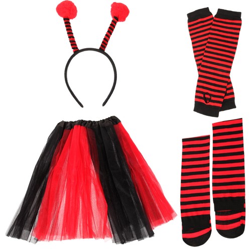 Conjunto de diadema Ladybug alas de abeja conjunto de festival mujeres fiesta favores - Imagen 4 de 12