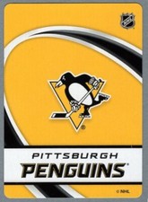 Pittsburgh Penguins Jersey & Team Logo NHL Hockey MasterPieces Playing Card