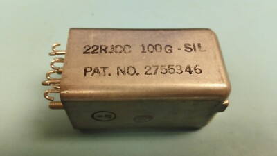 22RJCC 100G - SIL , SIGMA , RELAY ,MIL. SPEC. SEALED FROM AIR *** USA SELLER ***