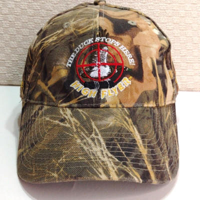 HIDE-OUT キャップ　N.Flying Chipola Caps High Flyer The Duck Stops Here Camo Adjustable