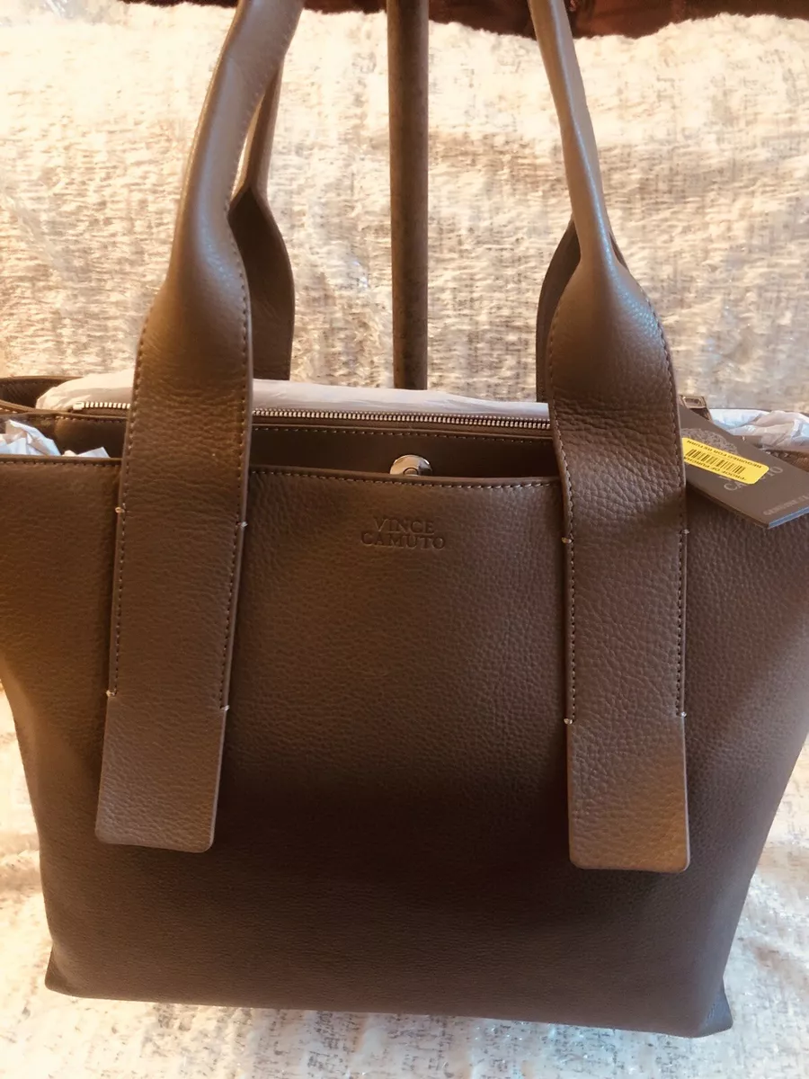 Vince Camuto Women s Dee Tote Bag Mineral Black Lg Tote Renegade