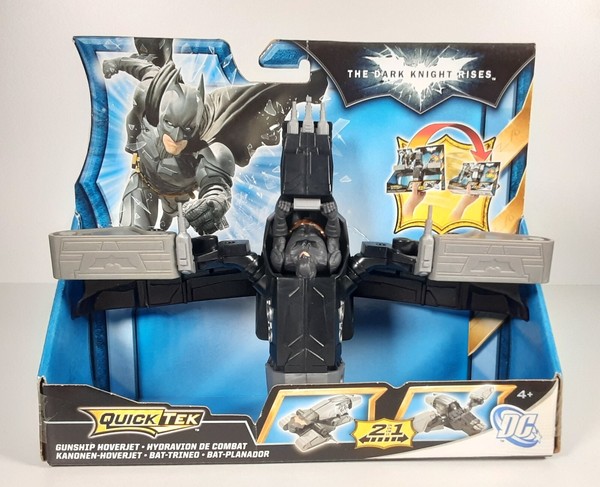 Mattel 2012, Quick Tek, Batman The Dark Knight Rises, Gunship Hoverjet, #HB303-image