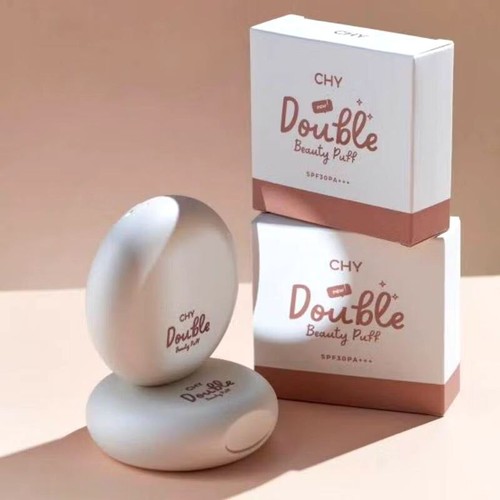 7 g CHY DOUBLE BEAUTY PUFF Hybrid Foundation Face Powder SPF30 PA++ Waterproof - Picture 12 of 27