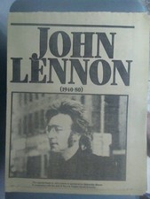 original DEC.11 1980 John Lennon 1940-1980 special tribute L.A. Herald Examiner