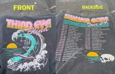 Third Eye Blind Summer Tour 2024 Black Double Sided T Shirt Full Size S-5