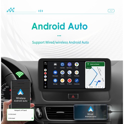 10.33" 8+128GB Para Audi Q5 MMI 2009-2016 Android WIFI Carplay Coche Estéreo GPS DSP - Imagen 4 de 19