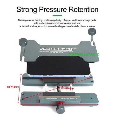 Relife RL-601S Mini 3in1 Multifunction LCD Screen Remover / Press Fixture UK - Picture 2 of 9