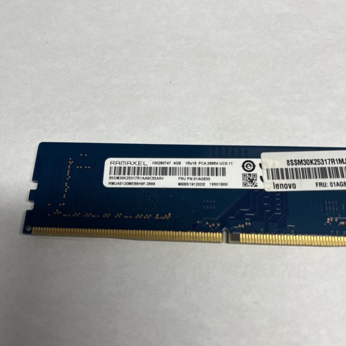 Ramaxel 01AG830 4GB 288-Pin DDR4 2666MHz UDIMM RAM - RMUA5120ME86H9F-2666 - Picture 4 of 4