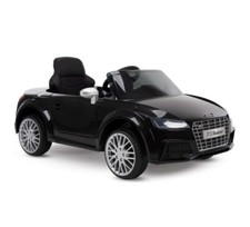 12V Audi Electric Battery-Powered Ride-On Car for Kids, Black