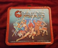 Collectors Vintage Thunder Cats Lunch Box With Thermos And Book