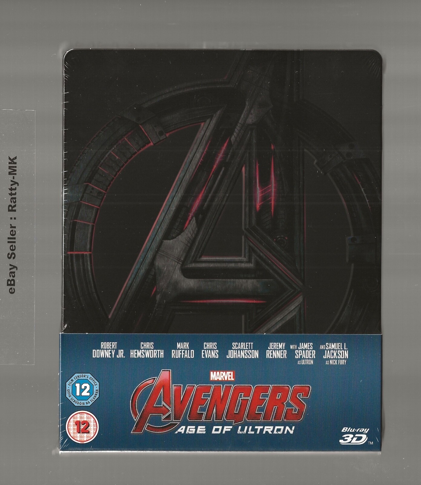 AVENGERS AGE OF ULTRON - UK EXCLUSIVE 3D + 2D BLU RAY STEELBOOK - NEW & SEALED