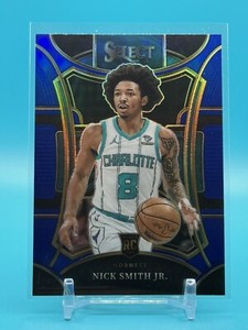 Nick Smith Jr 2023-24 Select Blue Prizm Mezzanine #372 Rookie Charlotte Hornets