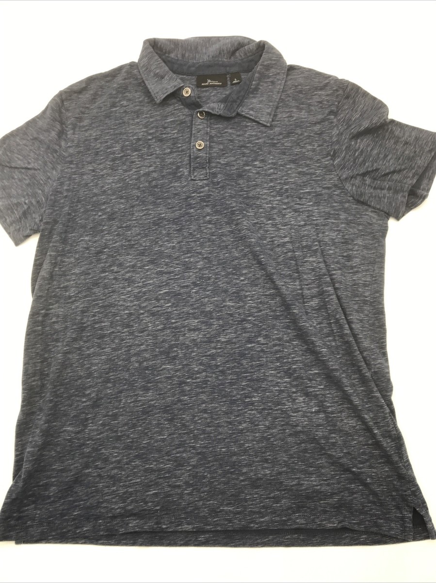 Marc Anthony Polo Shirt Men Large Blue…#1081 | eBay