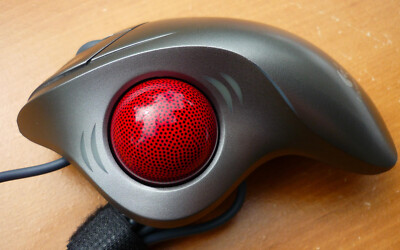 Logitech Trackman Wheel Mouse Optical T-BB18 RED LED Version - #5
