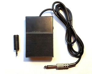 1-4-034-1-8-034-Foot-Pedal-TX-for-HAMdaptor-Microphone-Headset-Adaptors