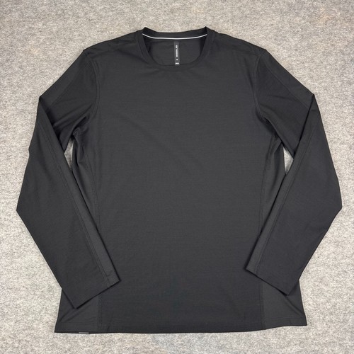 Ten Thousand Versatile Long Sleeve Shirt Mesh Black Mens Medium M