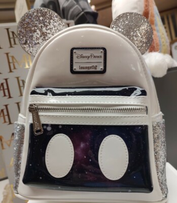Disney Mickey Mouse Main Attraction Space Mountain Loungefly Backpack NWT 