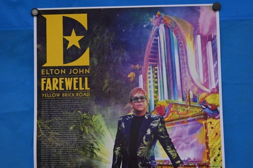 Elton John Yellow Brick Road 2019 Official Farewell Tour Poster Print 17X24 - Picture 4 of 5