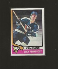 1974-75 TOPPS JEAN PRONOVOST #110 EX+ HIGHER GRADE