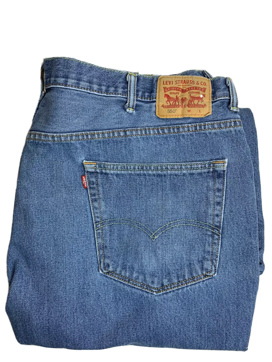 Levi's 550 Men's Blue Jeans Size 48x30