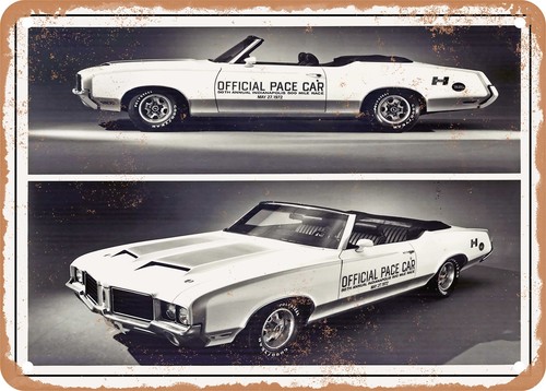 METAL SIGN - 1972 Oldsmobile Hurst-Olds Indy 500 Pace Car Vintage Ad | eBay
