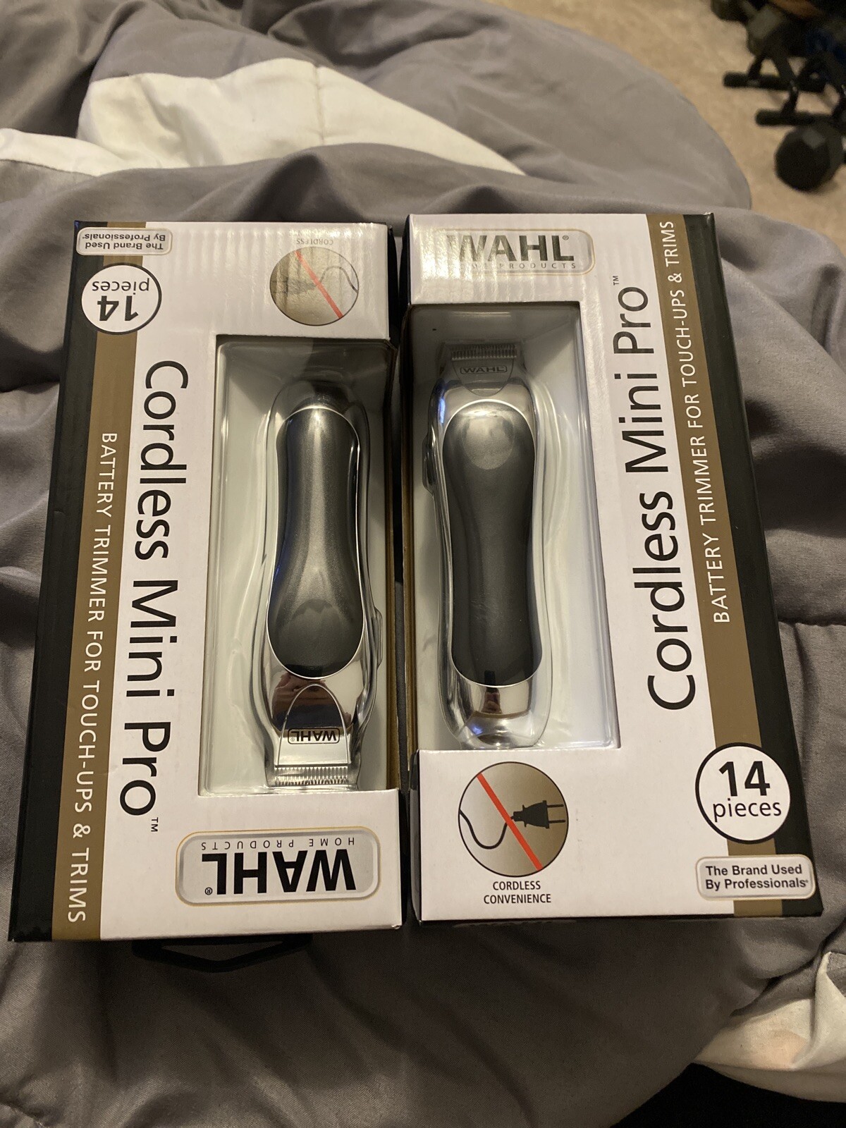 WAHL MINI PRO 14 Piece Cordless Color Hair Clipper Kit Chrome 93071301 SHIP NOW 43917930701 eBay