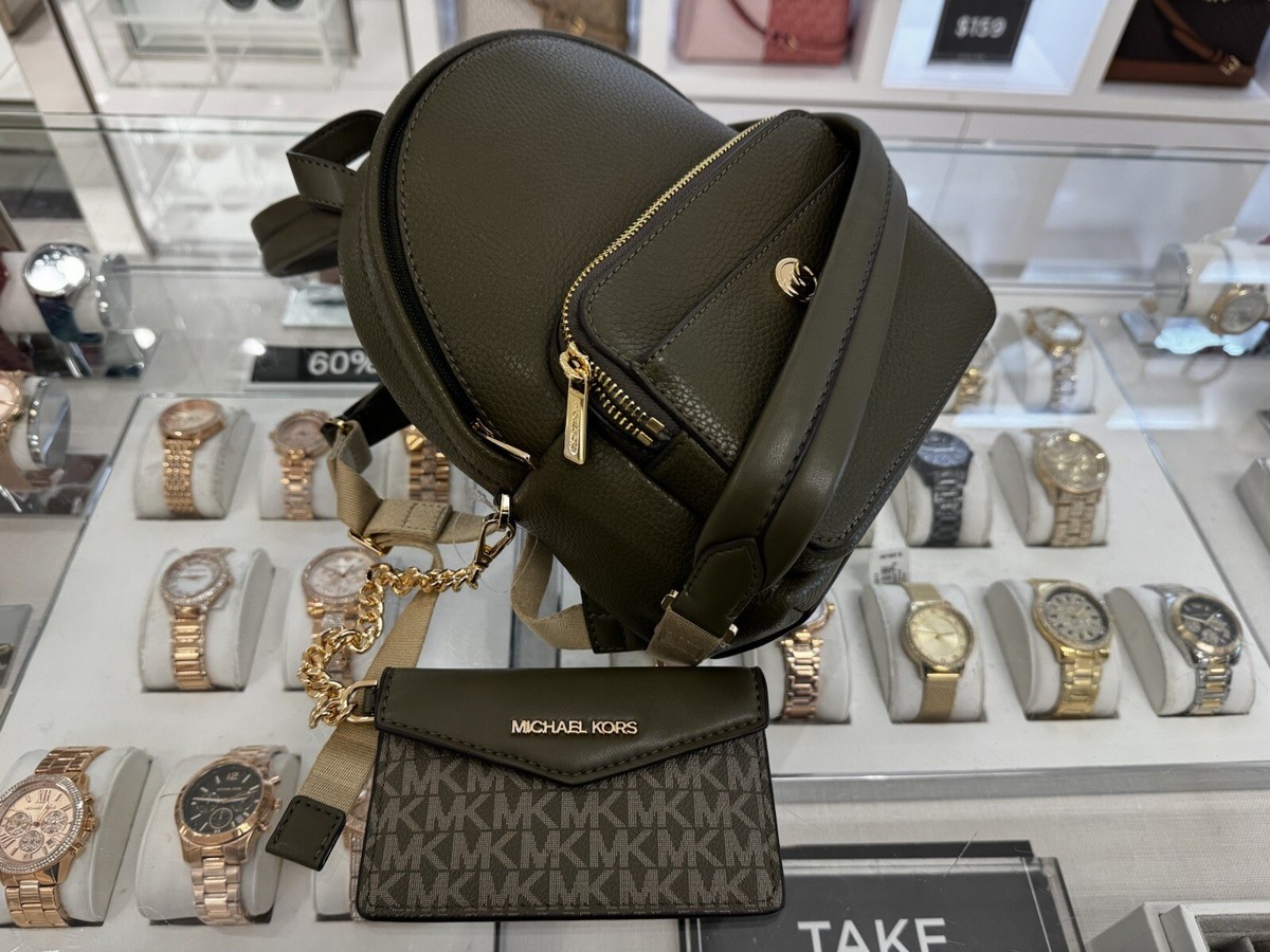 Michael Kors Maisie Extra-Small Pebbled Leather 2-in-1 Backpack 