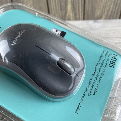 Logitech M185 Plug-And-Play Wireless Plus Comfort Mouse Sealed New - Picture 5 of 17