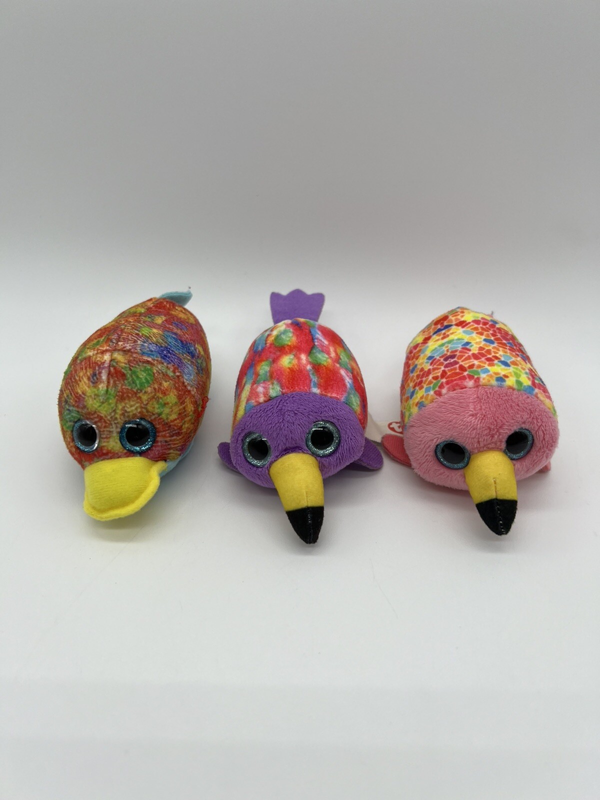 Ty McDonalds Teenie Beanie Boos Lot of 3 Plush Happy Meal Toys Gilda, Flips