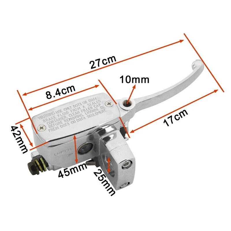 CHROME MASTER BRAKE CYLINDER YAMAHA ROYAL STAR VENTURE XV 1700 ROAD STAR XV 1600 — 第 2/4 张图片