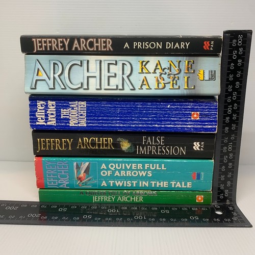 6x Jeffrey Archer Paperback Books Bundle Lot Biography, Memoir, History, Humor - Picture 2 of 5
