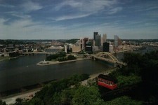 Duquesne Incline Station Pittsburgh Pennsylvania, Ohio River, Tram PA - Postcard