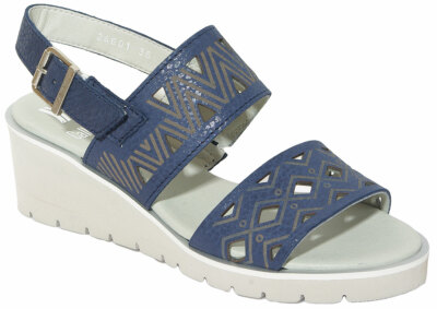 reduzierung CallagHan Sio sandals togo azul