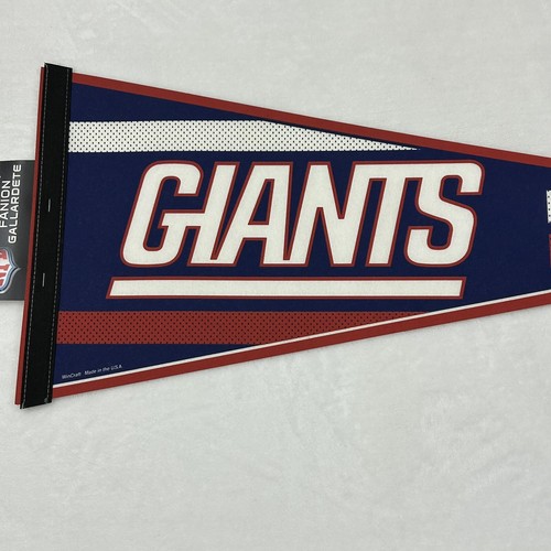 New York Giants NFL Football WinCraft Classic Felt Pennant Banner Flag 30x12 - Picture 2 of 6