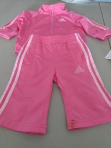 pink adidas tracksuit kids