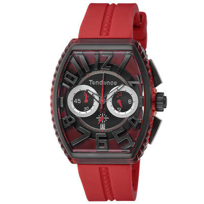 【未使用品】TENDENCE　PIRAMIDE　TY860002 TENDENCE PIRAMID Men's Women's Red Quartz Ref. TY860002 Watch