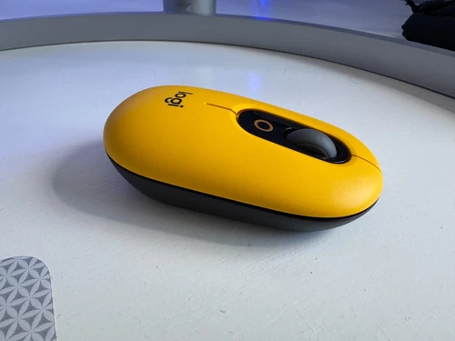 Logitech POP Wireless Bluetooth Mouse Multi-device Windows & Mac - Blast Yellow