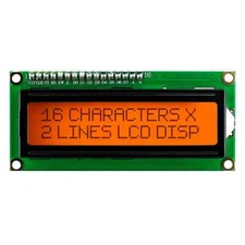 1602 Orange LCD Display Board Module