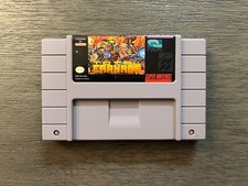 Total Carnage for Super Nintendo. Classic Shoot Em Up Vintage Title