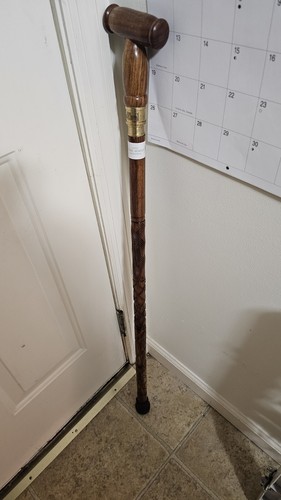 Michael Vignoles Ornament Cane With Whistle Inside Hollowed Out Cane Base/handle - Picture 12 of 12