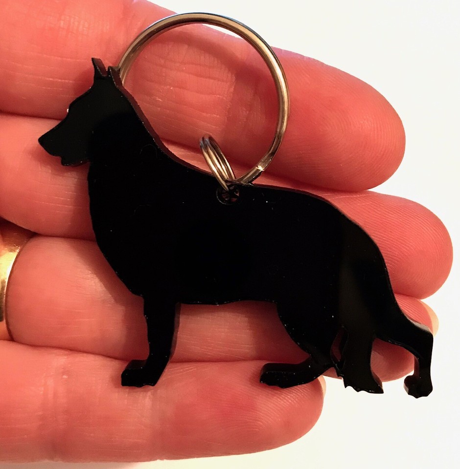 Ferret Brooch Pin Badge | Scarf Fastener Gift | Handmade Black Acrylic | Alba Laser Products UK